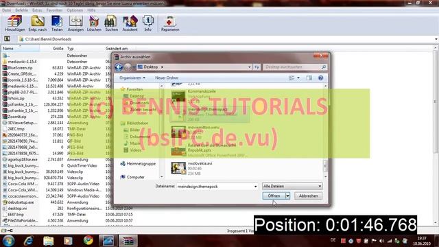 Windows 7 *.themepack-Dateien einfach entpacken und Wallpaper benutzen - HD смотреть онлайн