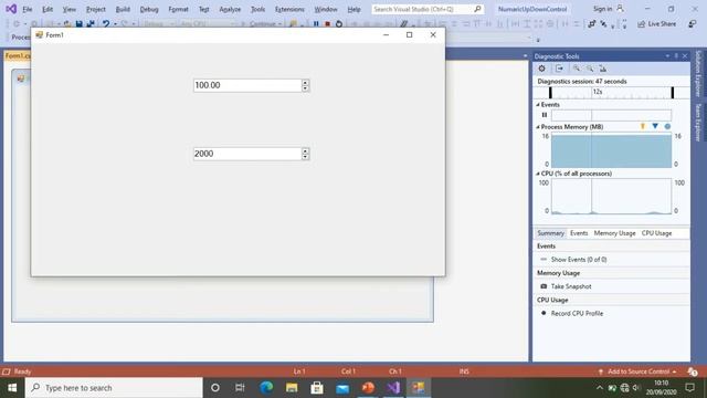How to Use NumericUpDown Control in C#.Net Window Form Application in Urdu/Hindi смотреть онлайн