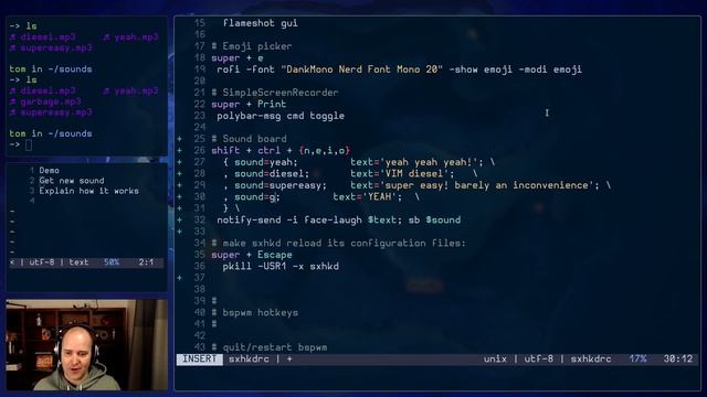 I built a command line soundboard (bash, ffmpeg, {redacted}) смотреть онлайн