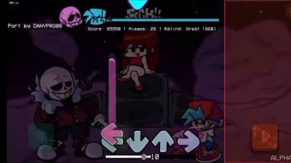 FNF vs sans (fallen stars) para android gama baja (low end)