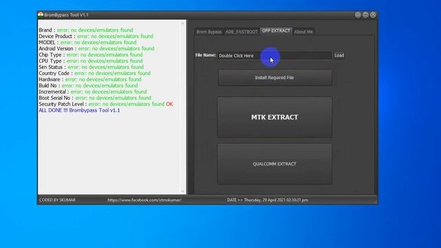 brom bypass tool v1.1 free with ofp extract, adb and fastboot смотреть онлайн