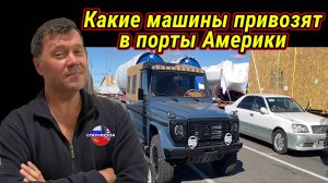 Какие машины привозят в порты Америки