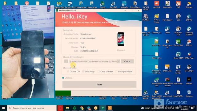 iCloud Bypass New Method New Tool iKey gsm/meid bypass смотреть онлайн