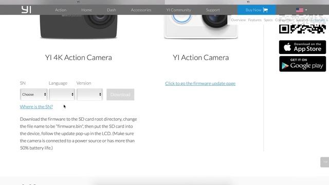 YI 4K Action Camera - Firmware Update Guide смотреть онлайн