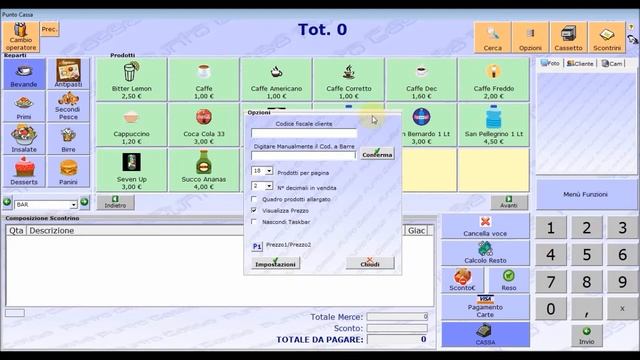 Punto Cassa Software Vendita diretta Stampante Fiscale. Gestionale controllo acquisti e vendite. смотреть онлайн