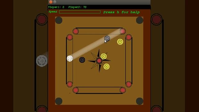 Carrom Board Game Demo(SDL, C)