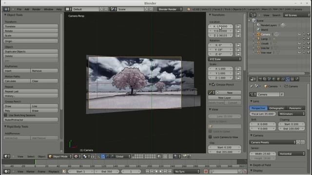 2.5d parallax animation tutorial using a single photo and blender смотреть онлайн