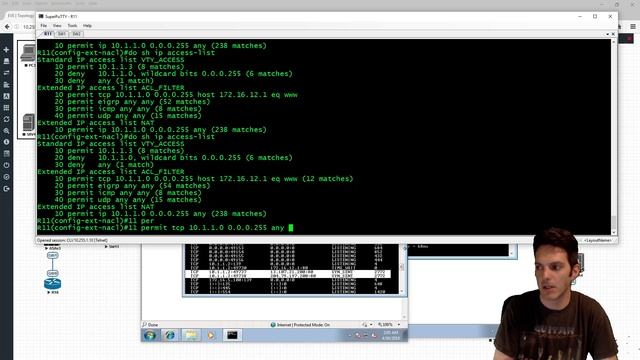 Security - Extended ACLs смотреть онлайн