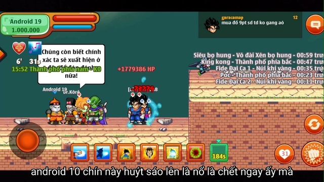 [NRO]Hành trình Kaioruss - Làm nhiệm vụ tiêu diệt android 19 và 20 :))) смотреть онлайн