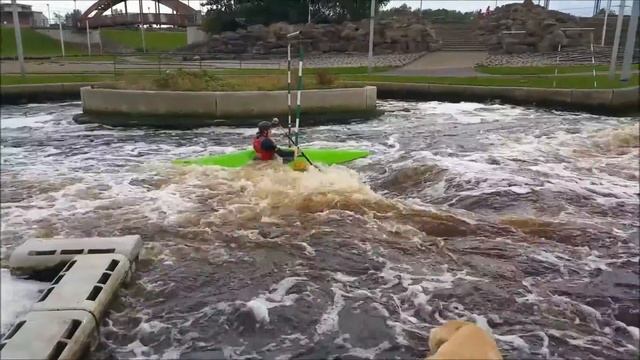Nelo Flow C1 with James Gibbons at Teeside Whitewater Centre смотреть онлайн
