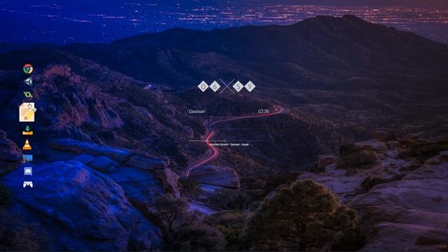 PURPLE MOUNTAIN RAINMETER THEME ---2020 Gadget Circle смотреть онлайн