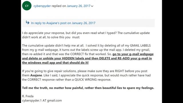 FIX: Windows 10 Mail APP not responding or attention needed.. смотреть онлайн