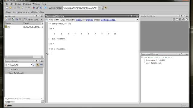 MATLAB Tutorial 8 - Writing Functions смотреть онлайн