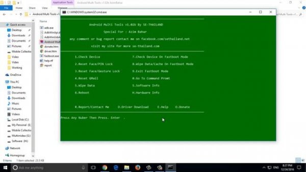 Android Multi Tools V1 02 RESET User Lock Gmail Wipe Data All Android Unlock