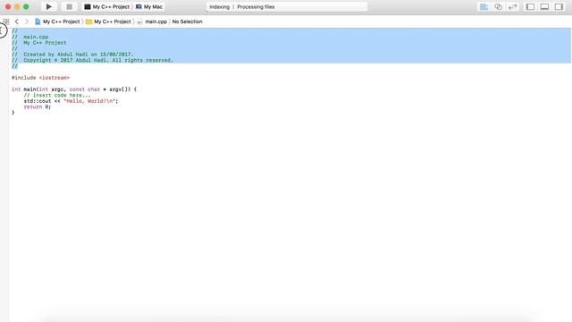 How to create C++ project in Xcode on Mac смотреть онлайн