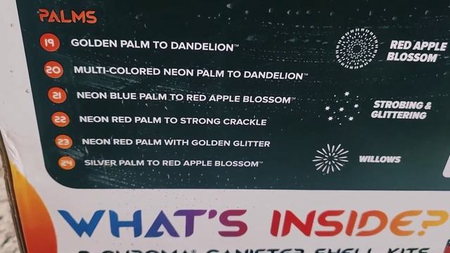 Unboxing Red Apple 🍎 Fireworks Chroma Neon Canister Shells stash update 2022 смотреть онлайн