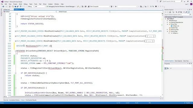 Windows Driver Development Tutorial 13 - File System Filter - Minifilter - Part 3 смотреть онлайн