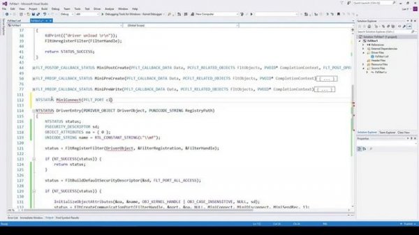 Windows Driver Development Tutorial 13 - File System Filter - Minifilter - Part 3