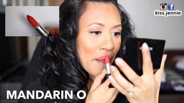 MAC Powder Kiss Lip Swatches & Review For Medium Skin Tones