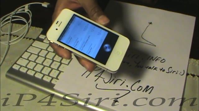Siri Proxy running on iPhone4 using Spire iP4Siri.com iP4Siri.info смотреть онлайн