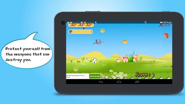 Hungry Bird -Game for Android смотреть онлайн