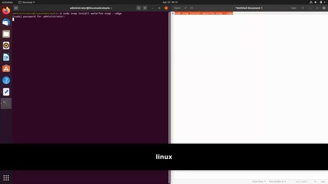 How to install Waterfox on Ubuntu 20.04 смотреть онлайн