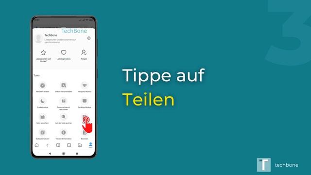 Webseite teilen - Xiaomi [Mi Browser] смотреть онлайн