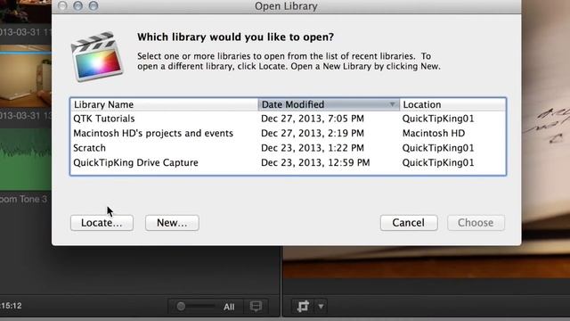 Opening and Closing Libraries in Final Cut Pro смотреть онлайн