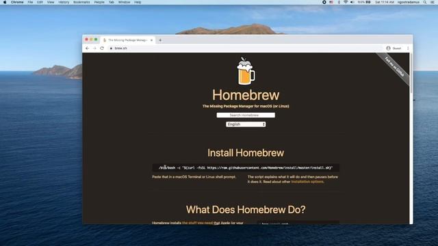 How to install Homebrew for Mac OSX or Linux using Terminal смотреть онлайн