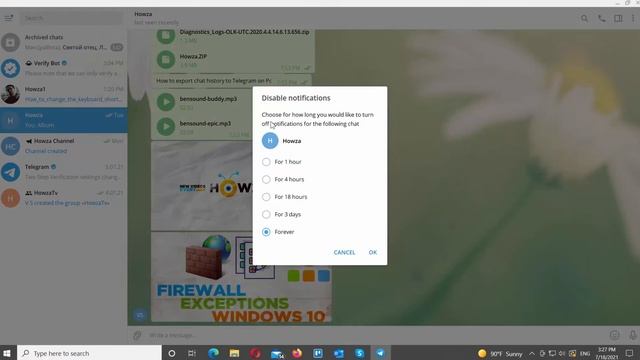 How to Disable Group Notifications Sound Alerts in Telegram for Windows смотреть онлайн