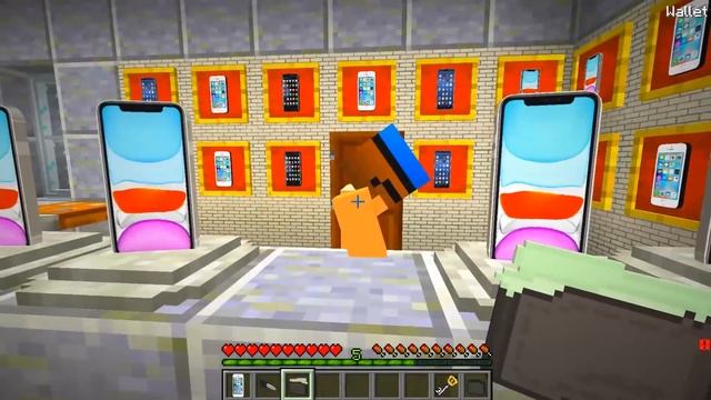 COMPRO L'IPHONE 11 A MIO FIGLIO!! - Famiglia di Minecraft #71 смотреть онлайн