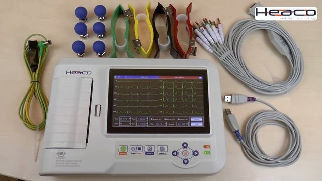 Обзор ЭКГ Heaco 600G смотреть онлайн