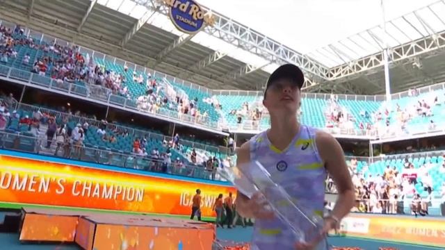 Iga Swiatek being a meme for 4 minutes straight смотреть онлайн