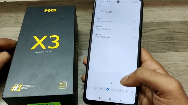 How to change text size or font size in POCO X3,POCO X2,POCO X3 pro| change the font on a poco X3 смотреть онлайн