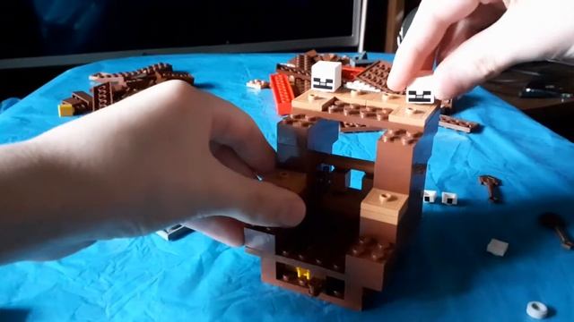АСМР Китайский лего майнкрафт the pirate ship adventure 21152 часть 1 смотреть онлайн