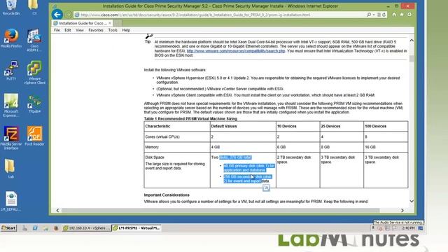LabMinutes# SEC0141 - Cisco ASA CX Prime Security Manager Installation смотреть онлайн