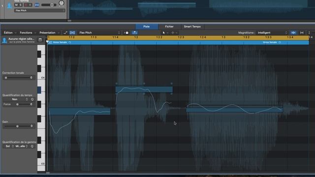 Tutoriel Logic Pro X (en Français): La fonction "Flex Pitch" dans Logic. смотреть онлайн