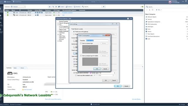 Checkpoint firewall R80 home lab Captive Portal, Identity Awareness | VMware part 8 смотреть онлайн