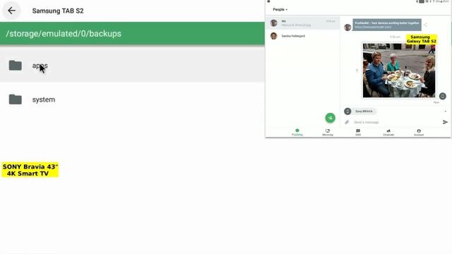 PushBullet - File Transfers to/from Android TV смотреть онлайн