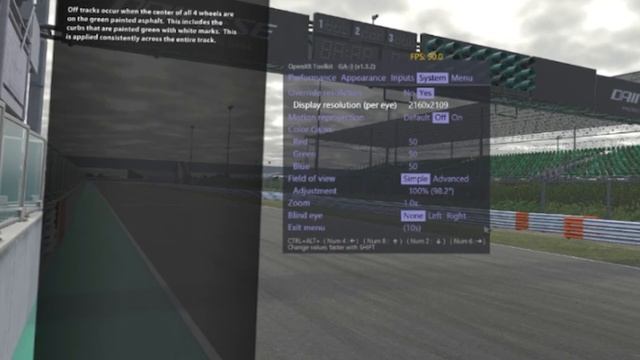 Best 2024 IRacing VR Graphics Settings 90FPS With Rain!