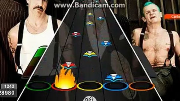 guitar flash red hot chili peppers snow (hey oh)