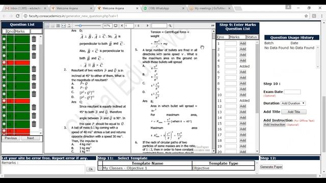 Online Question Paper Generator смотреть онлайн