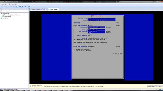 CentOS 7 change ip address and hostname смотреть онлайн
