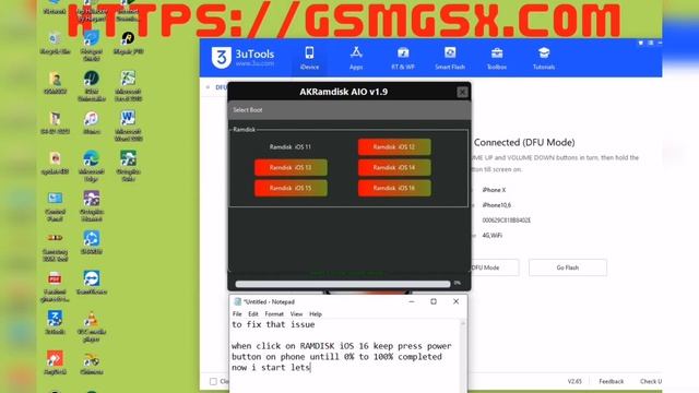 AKRamdisk AIO iCloud Bypass iOS 15 to latest 16 error sending! FIXED смотреть онлайн