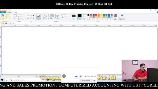 # How to Work with MS Paint: A Step-By-Step Tutorial for Beginners (Part 02) #computercourse Basic смотреть онлайн