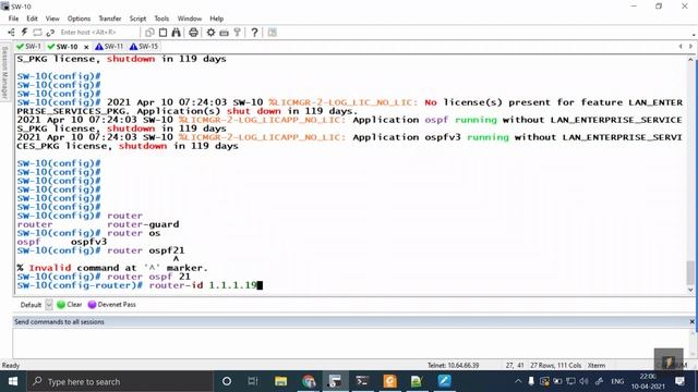 Data Center - OSPF in NXOS смотреть онлайн