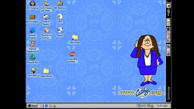 Windows 98 Plus! Theme - Cathy смотреть онлайн