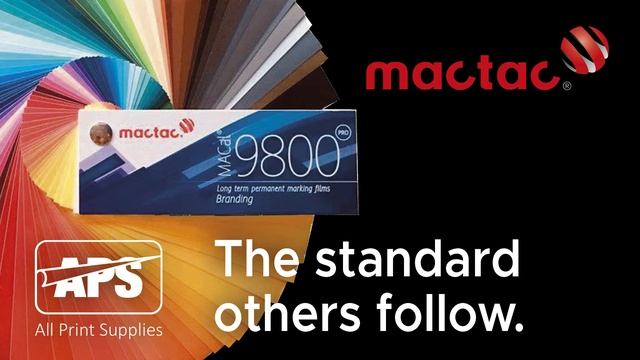 Mactac 9800, the sign vinyl standard others follow! смотреть онлайн