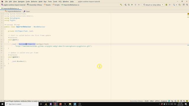 Piglet: Runtime Import Tutorial смотреть онлайн
