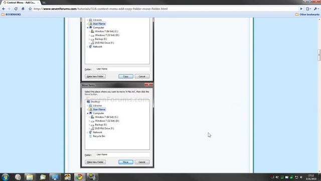 Windows 7 Tip - #2 - Move & Copy from context menu смотреть онлайн